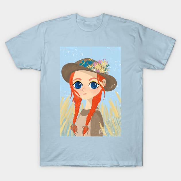 anne with an e jilooo version an semi orange red hair girl T-Shirt by byjilooo